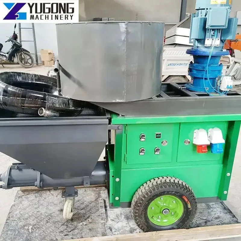 

YG Concrete Mixer Pump Concrete Pump Cement Mortar Spray Pump Machine Mortar Spray Machine