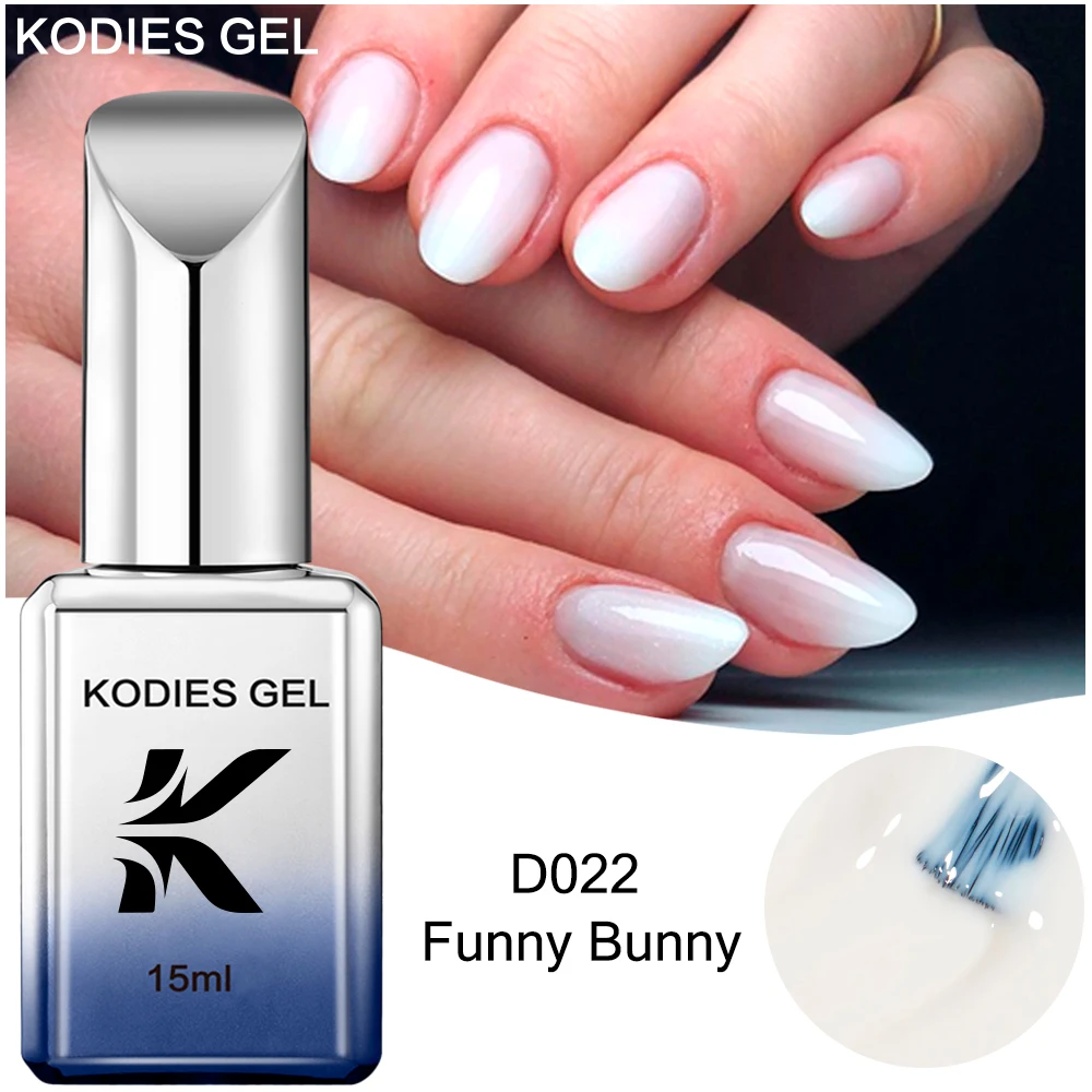 

Гель KODIES, забавный зайчик, дневной Полупостоянный УФ-гель, Гибридный Гель-лак для французского маникюра, неоновые цветные гели