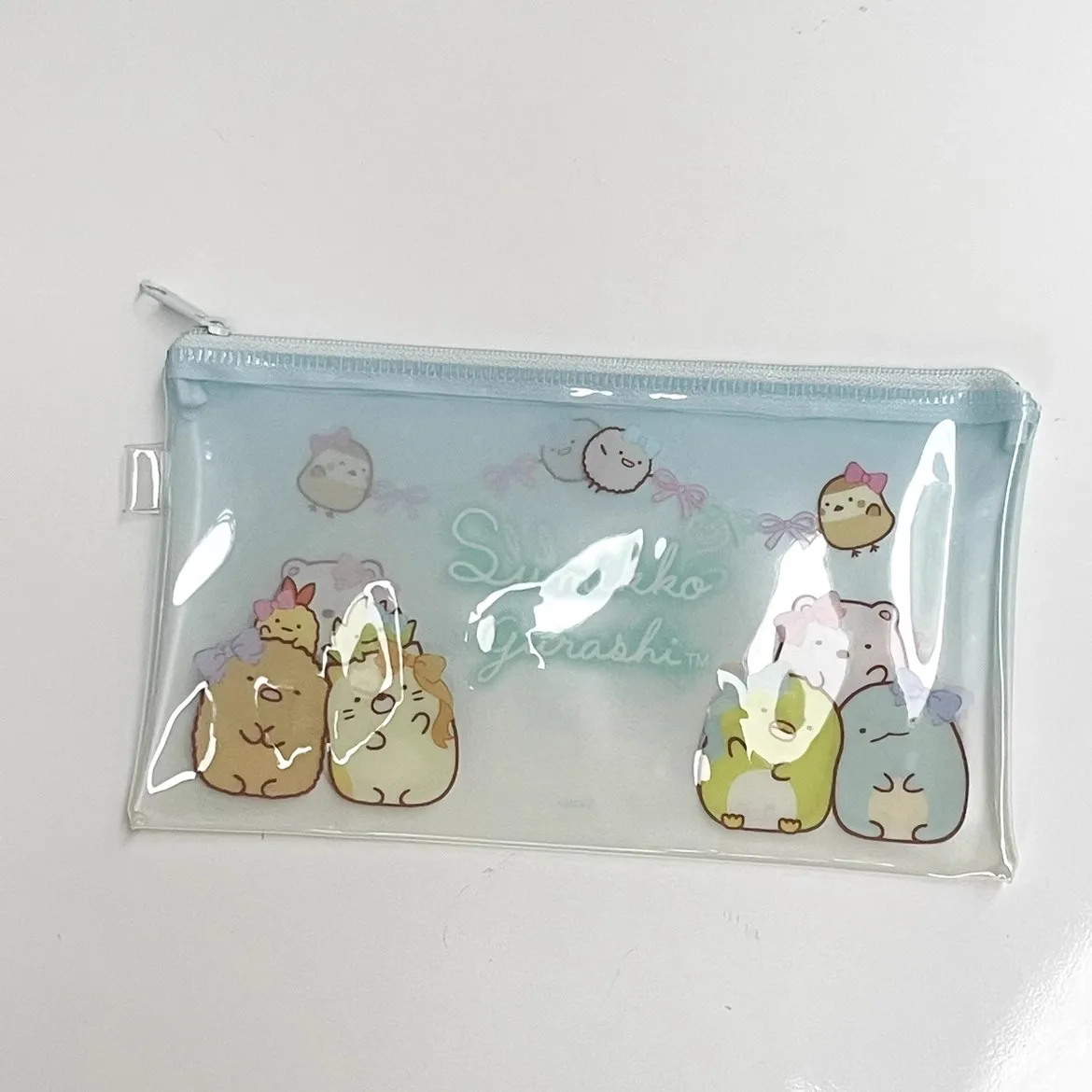 New Sumikko gurashi Girls Women Small PVC Make up Cosmetics Cases Pencil Bags For Children