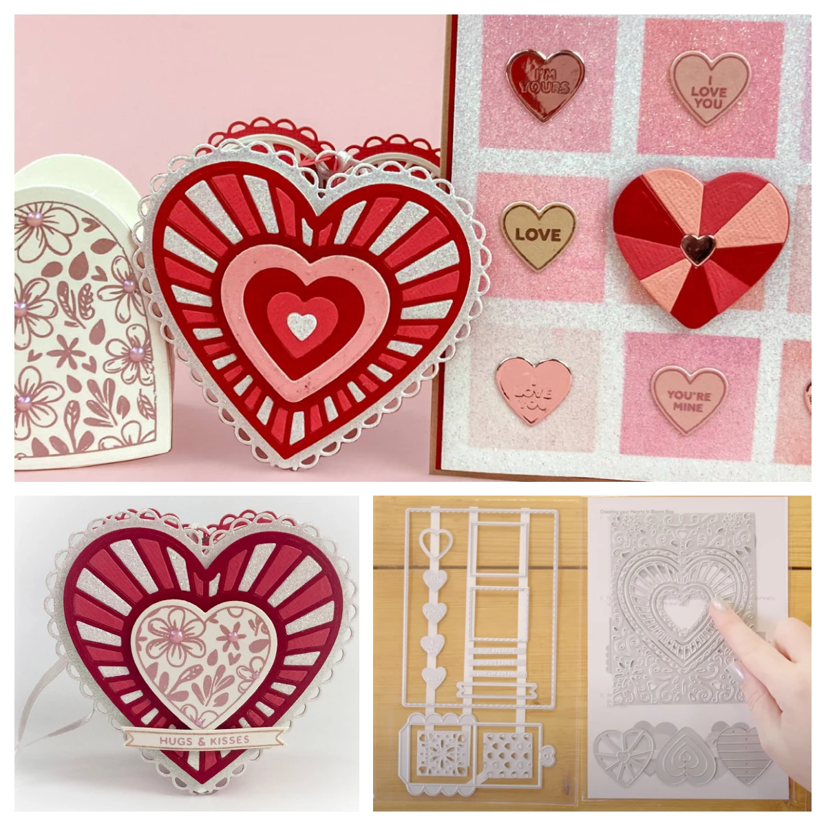 

Hearts in Bloom Gift Box Cutting Dies 2025 Valentine's Day Die Stamps DIY Nice Greetings Card Birthday Scrapbooking Decorative