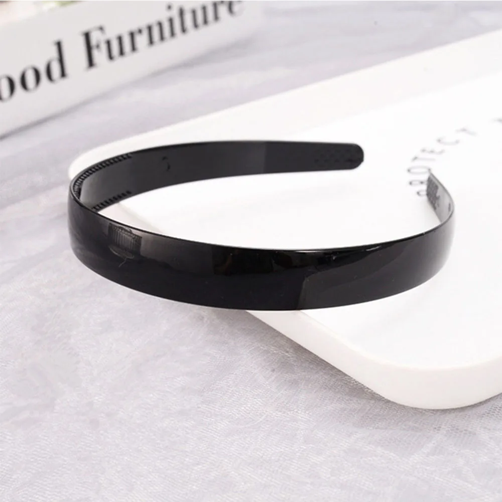 Fashion Resin Headdress Anti-slip Women Black Wavy Head Hoop Hair accessories Hair Hoop Headband