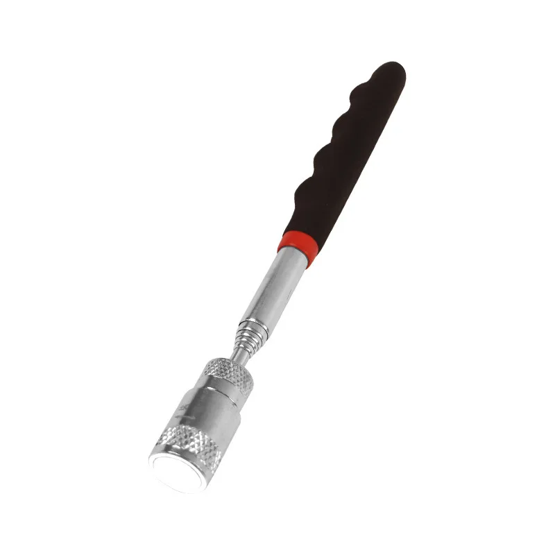 LED Telescopic Magnetic Pick-Up Rod, Strong Magnet for Retrieving Metal Parts, Auto Servicing Accessory