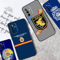 Spain National Police logo Cover For Samsung Galaxy A52 A32 A22 A12 A13 A23 A33 A53 A51 A71 A15 A25 A14 A34 A54 Case