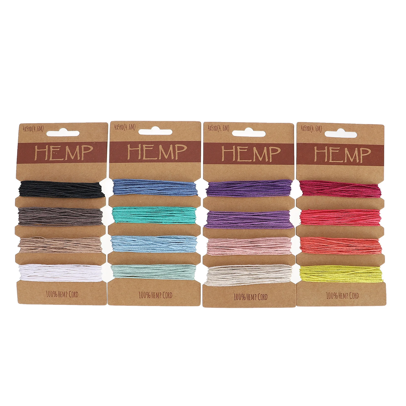 

1Mm Colored Hemp Cotton Twine Cord For Diy Jewelry Craft Scrapbooking Keychain Making Natural Rope String Thread