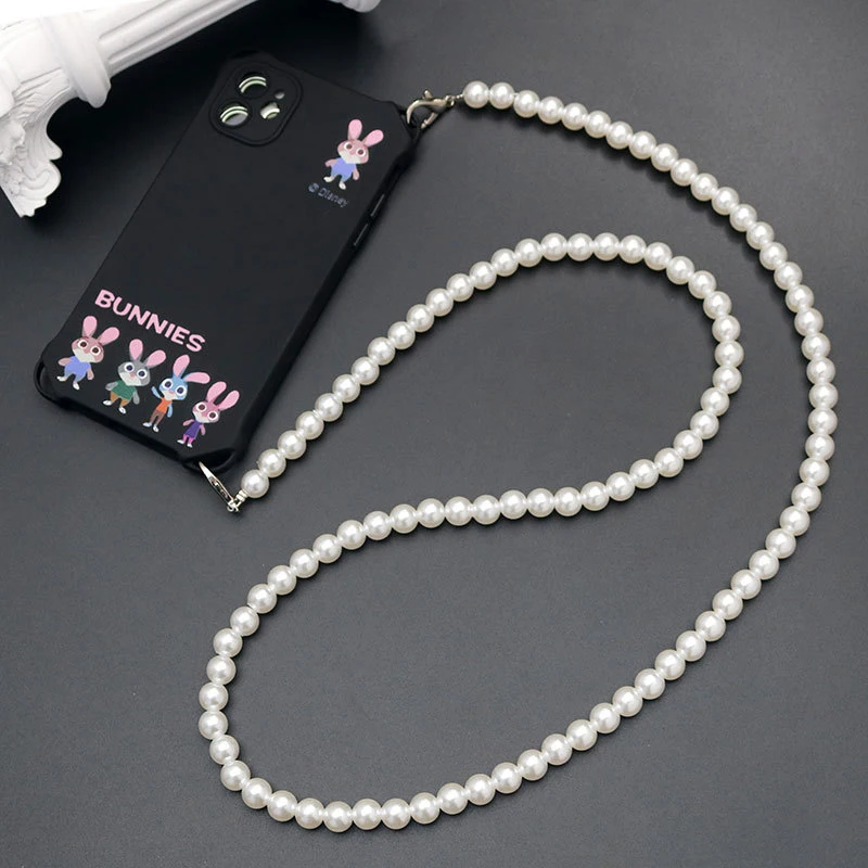 Pearl Phone Strap Crossbody Handbag Chains Replacement Leather Shoulder Bag Pendant Diy Women Girl Bag Part Accessory