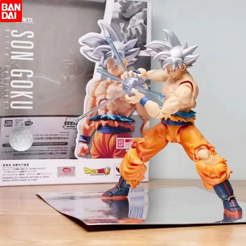 New In Stock Original Bandai S.H.Figuarts Dragon Ball Shf Son Goku Ultra Instinct Action Figure Toy Model Gift For Birthday Toy