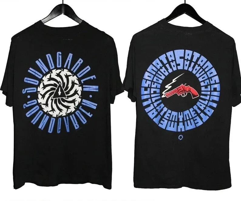 Soundgarden 1992 Satan Oscillate My Metallic Sonatas T-Shirt, Soundgarden Tour 1