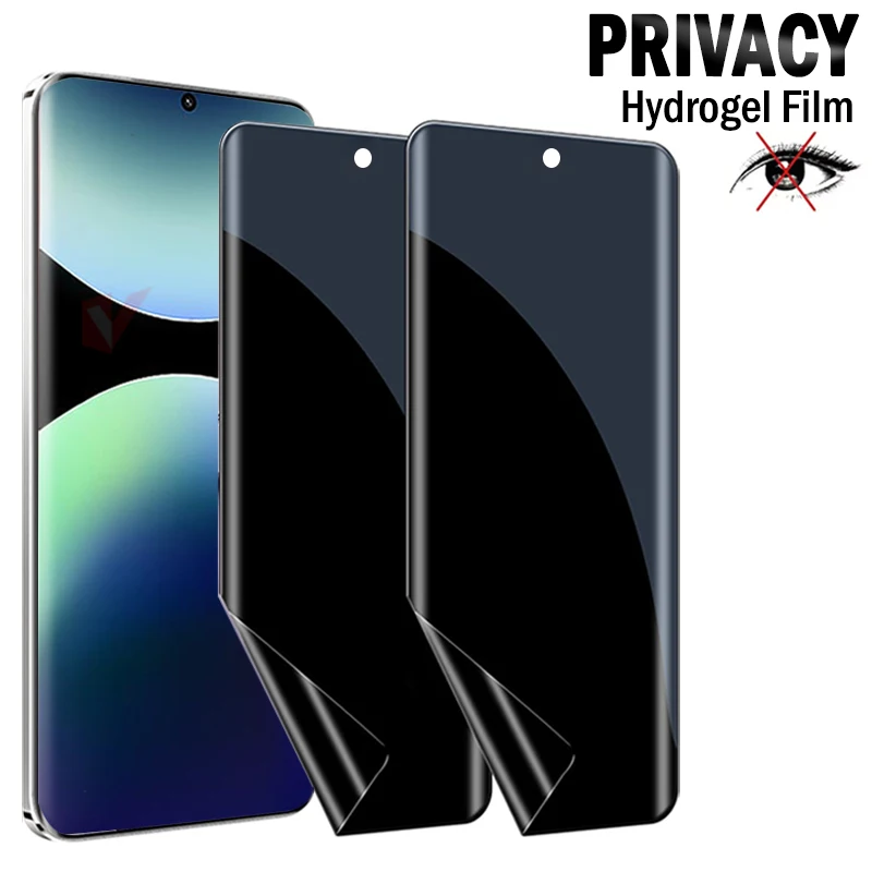 

1-2 шт. антишпионская гидрогелевая пленка для Xiaomi Redmi Note 15 14 13 Pro + 5G Защитная пленка для экрана Redmi Note 15 14 Pro 4G