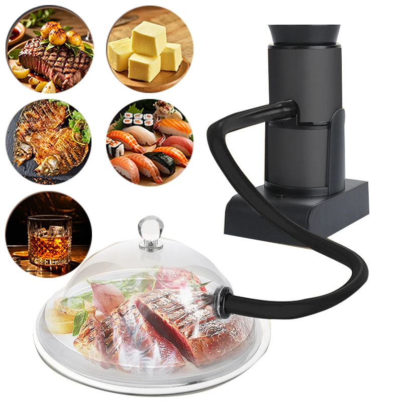 Smoking Gun Cocktail Smoker Gun with Accessories Portable Drink Smoker for Cocktails Meat BBQ Cheese Veggies and Sous Vide