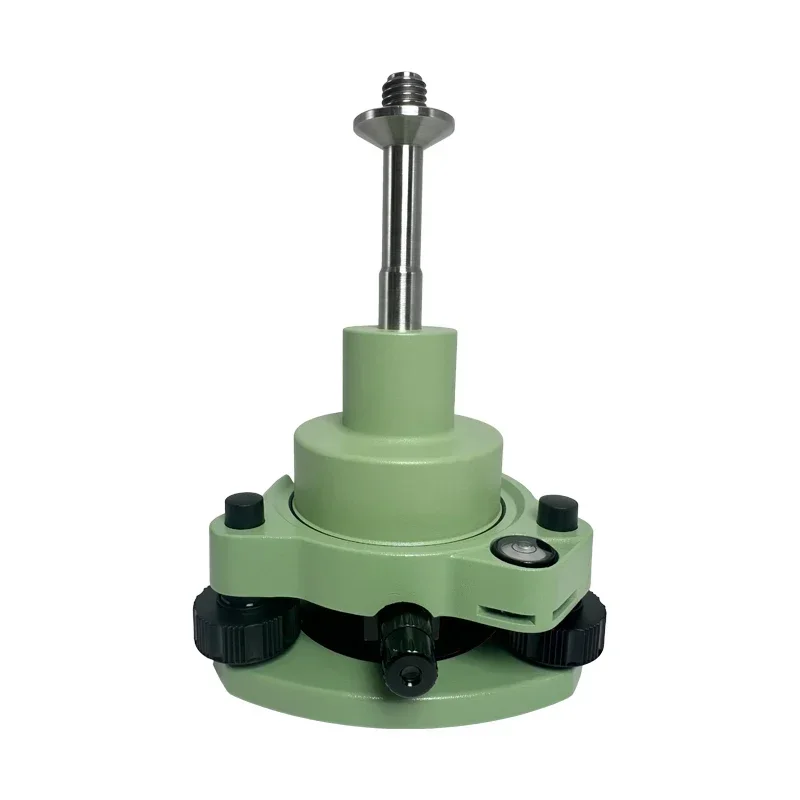 5 PCS Green Three-Jaw Tribrach With Optical Plummet   High Adapter With 5/8 Thread Adaptor Total Station GPS Surveying