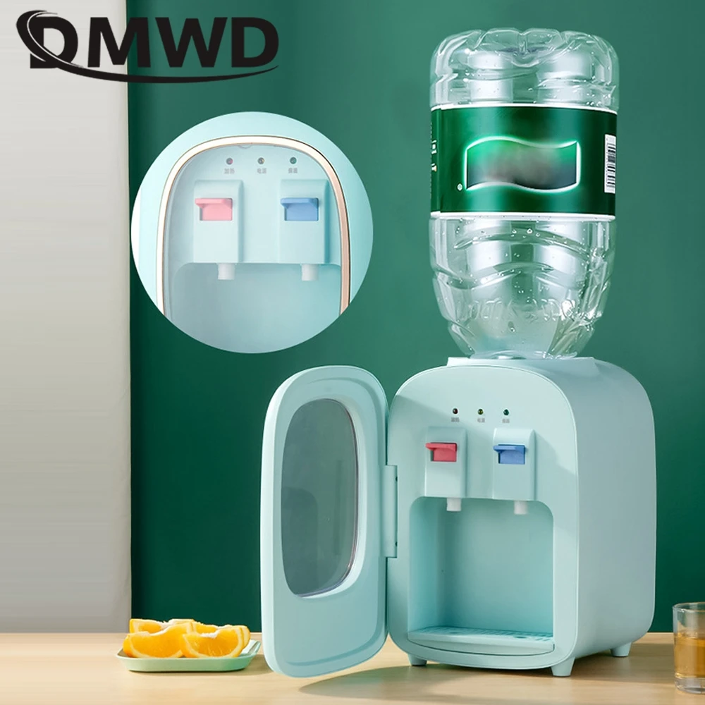 DMWD Household Electric Water Dispenser Desktop Heating Machine Office Boiler Hot Cold Use Drinking Fountain Tea Maker 110V 220V