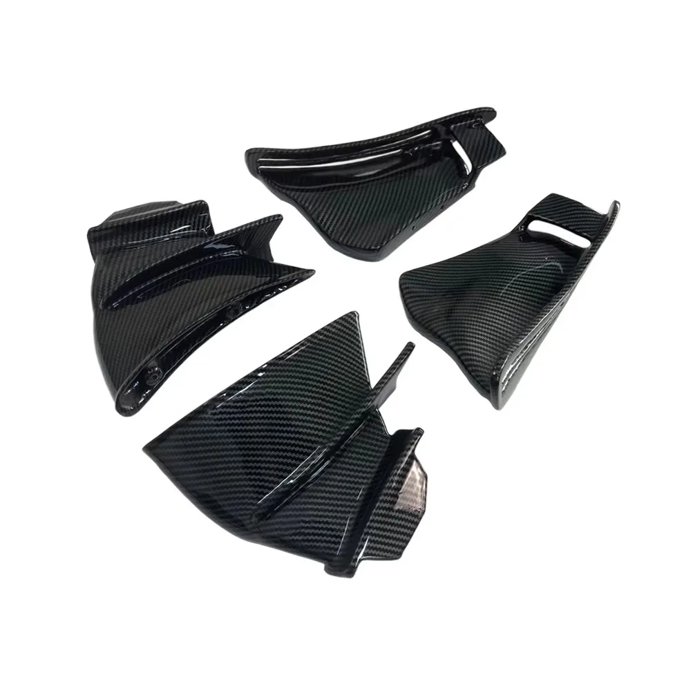 Motorcycle aerodynamic wing kit spoiler accessory fixed wing Carbon paint for Ducati Panigale/Streetfighter V4 V4S V4R 2018-2022