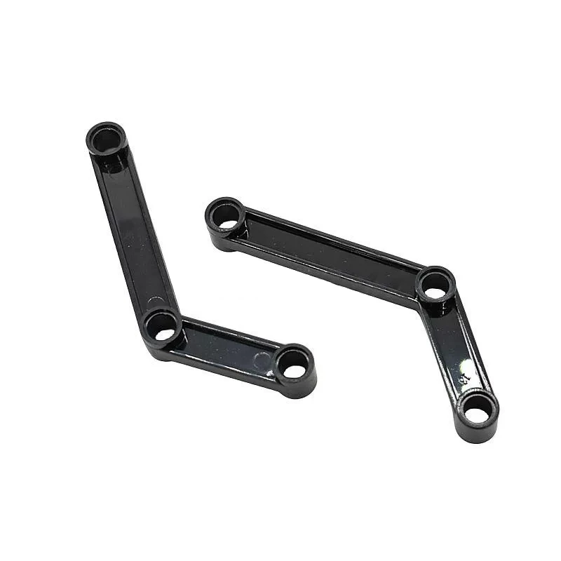 MOC Building Blocks Parts 64451 High-Tech 1x9 Bent Connector Link (6-4) With Hole DIY Puzzle Toy Brick Accessories 36PCS 50g