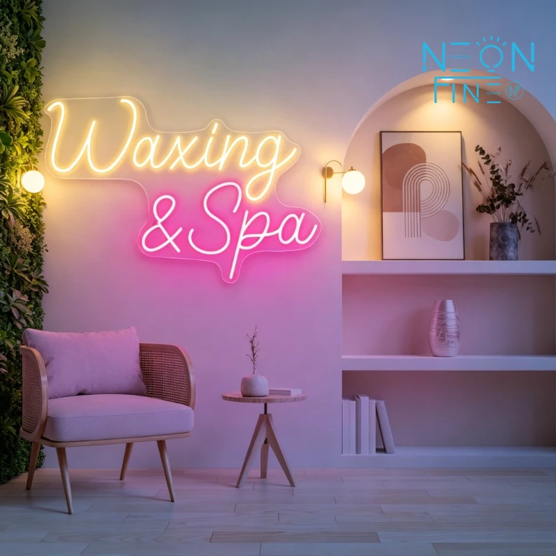 

LED Waxing Neon Sign Waxing Spa Beauty Salon Neon Light Sign for Esthetics Body Waxing Spa Room Salon Wall Art Decor USB Gifts