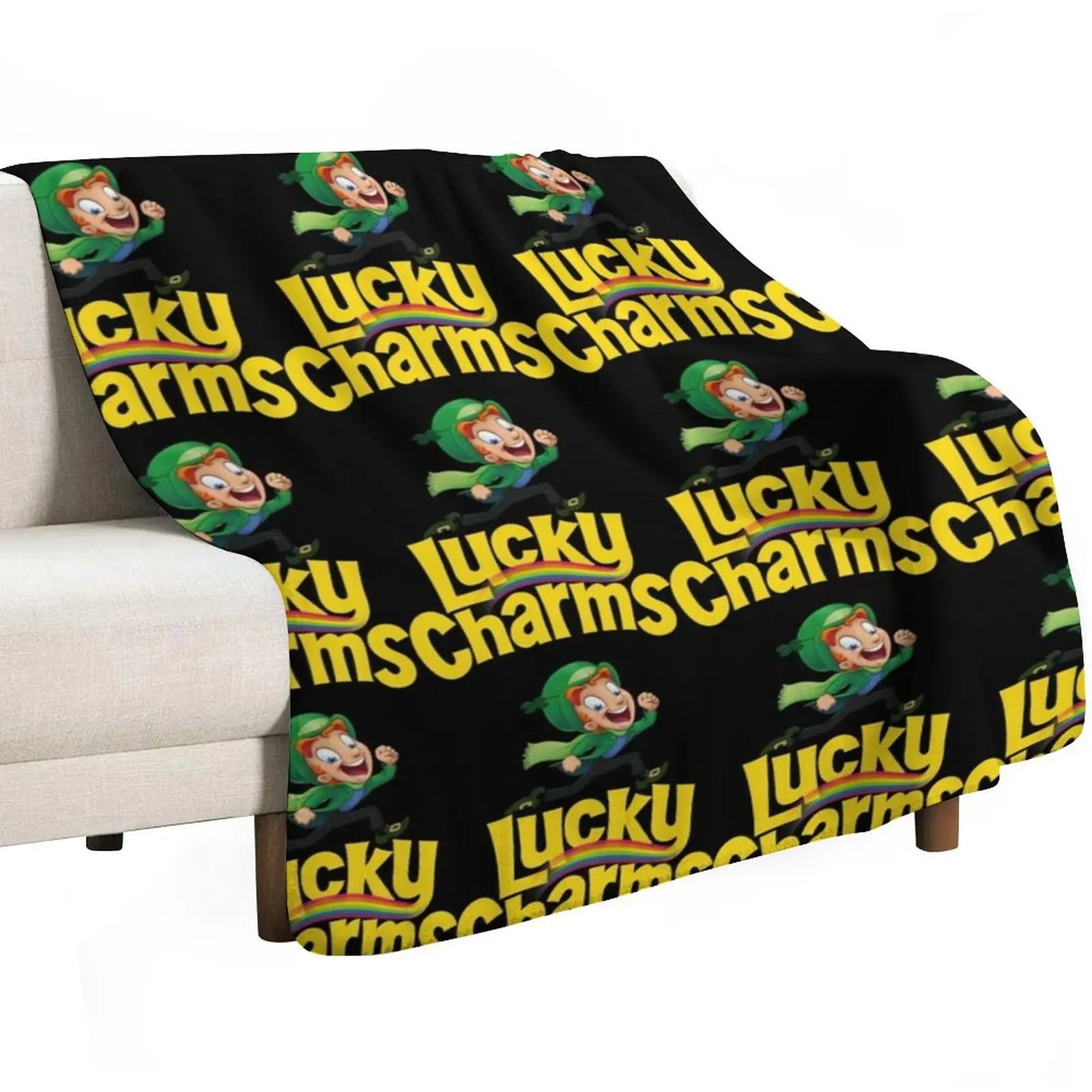 

lucky charms Throw Blanket Sleeping Bag For Decorative Sofa Sofas Blankets