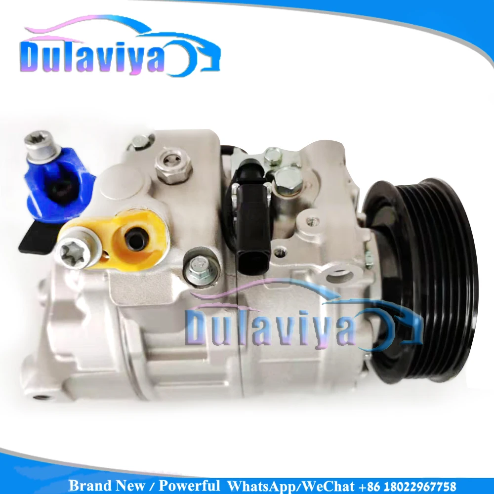 

AC Compressor 7SEU17C for VW Volkswagen AMAROK MULTIVAN RANSPORTER CARAVELLE Bus 2.0 TDI 7E0820803 7E0820803F 447150-1520