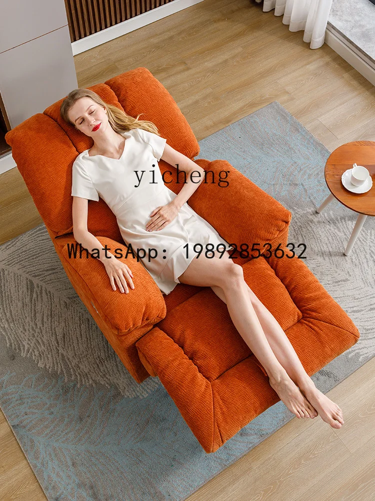 first-class space capsule sofa electric  USB charging single fabric sofa rocking chair cinema sofa