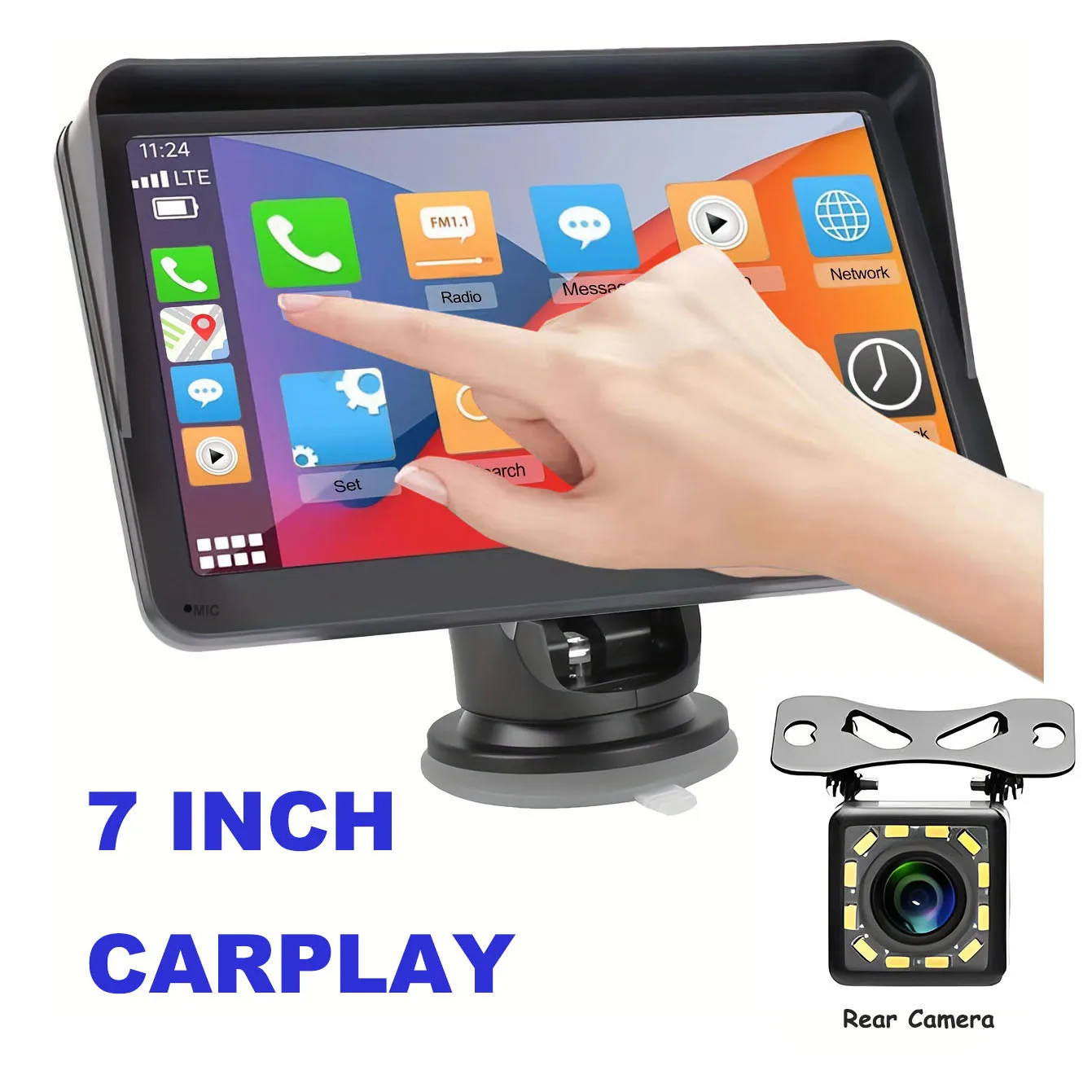 

【Wireless CarPlay & Android Auto】 Keep your smartphones and devices connected wirelessly via Bluetooth