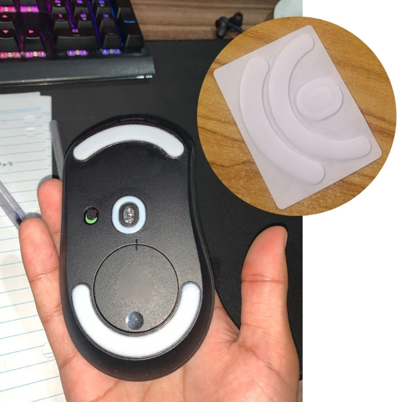 1 Pack Esports Tiger Gaming EIS Version Maus Skates Maus Füße für logitech G403/ G603/ G703 Maus Weiß gleitet Kurve Rand