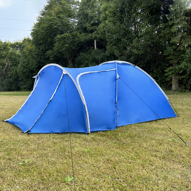 OEM Tunnel Camping Tent Polyester Waterproof Outdoor Channel Tent Four-season Tent