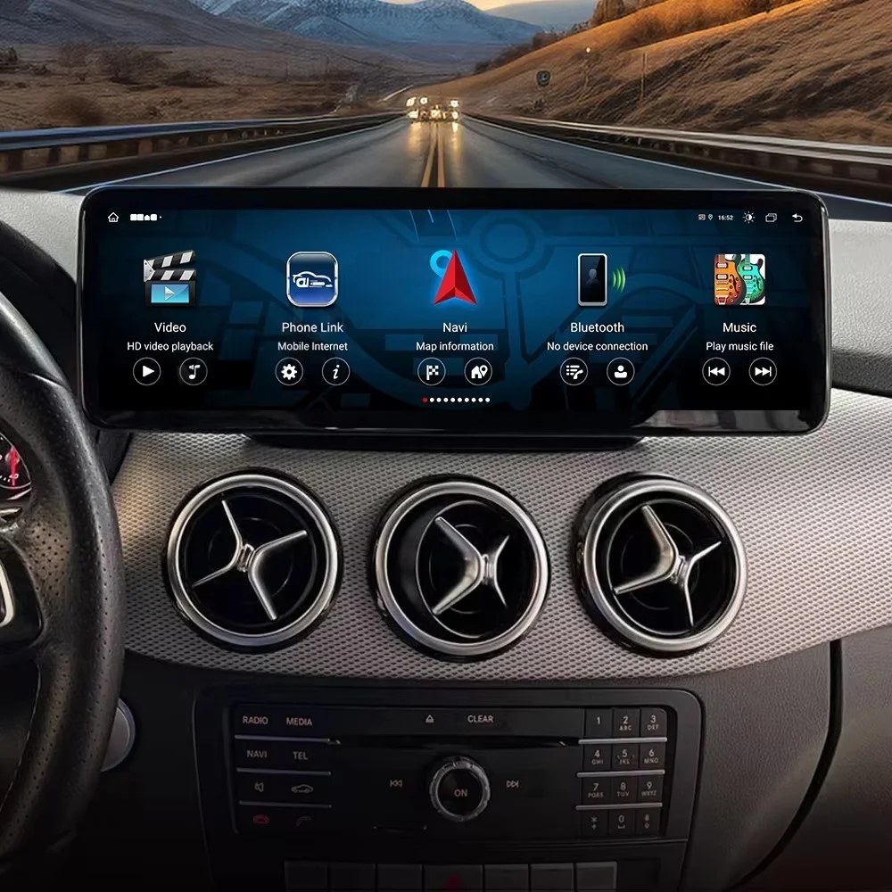 For Benz B Class W246 2011-2019 Android Touch Screen Car Radio Carplay GPS Navigation Multimedia Video Player Head Unit 14.9inch