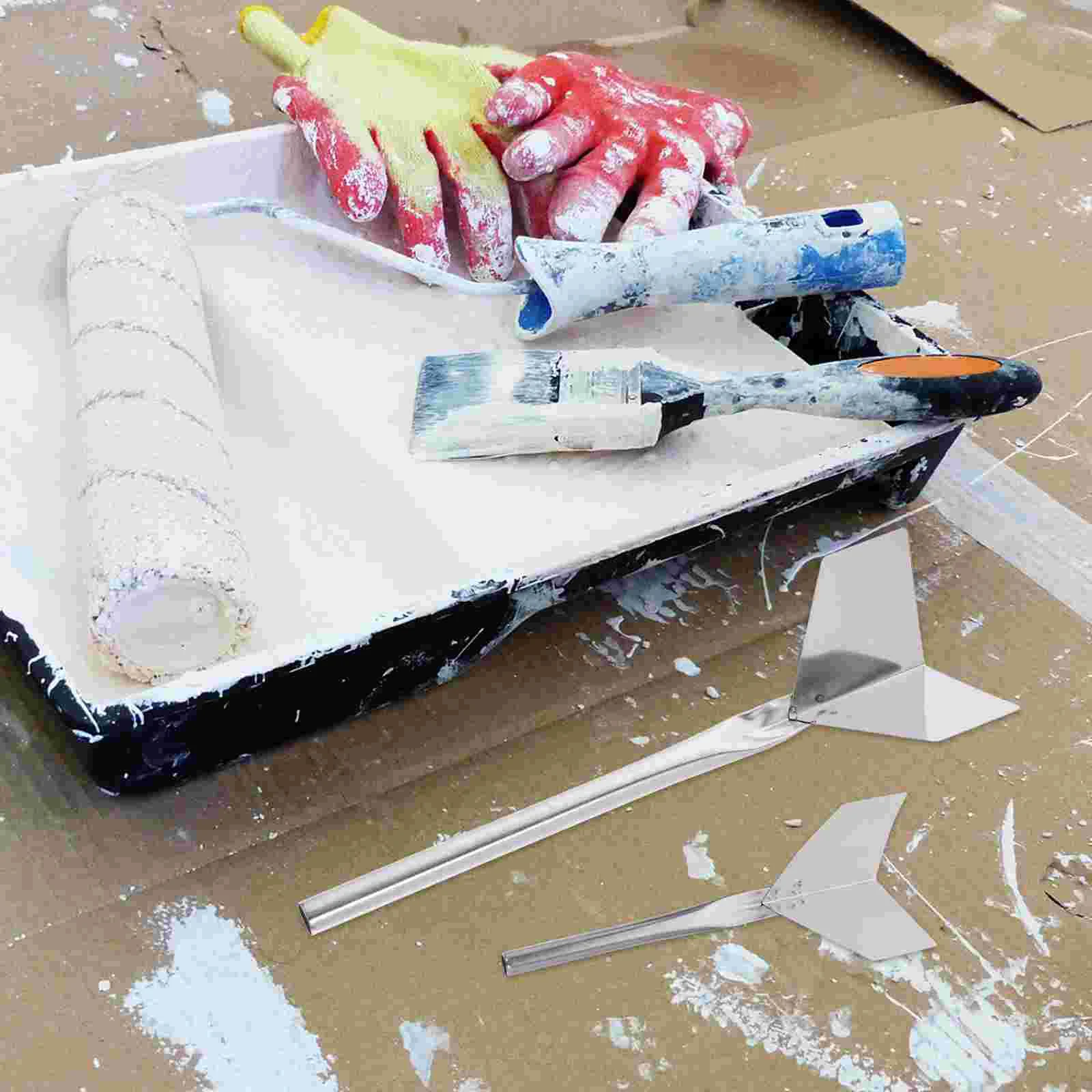 4 Pcs Angle Puller Corner Shaping Tool Drywall Tools Finishing Small Trowel inside