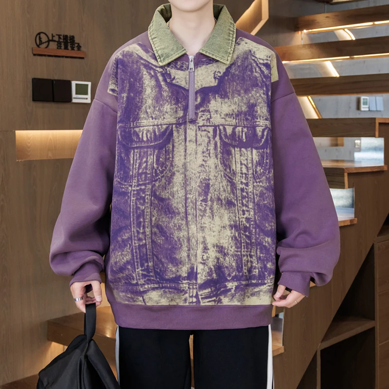 Fashion Men's Pull-… - image