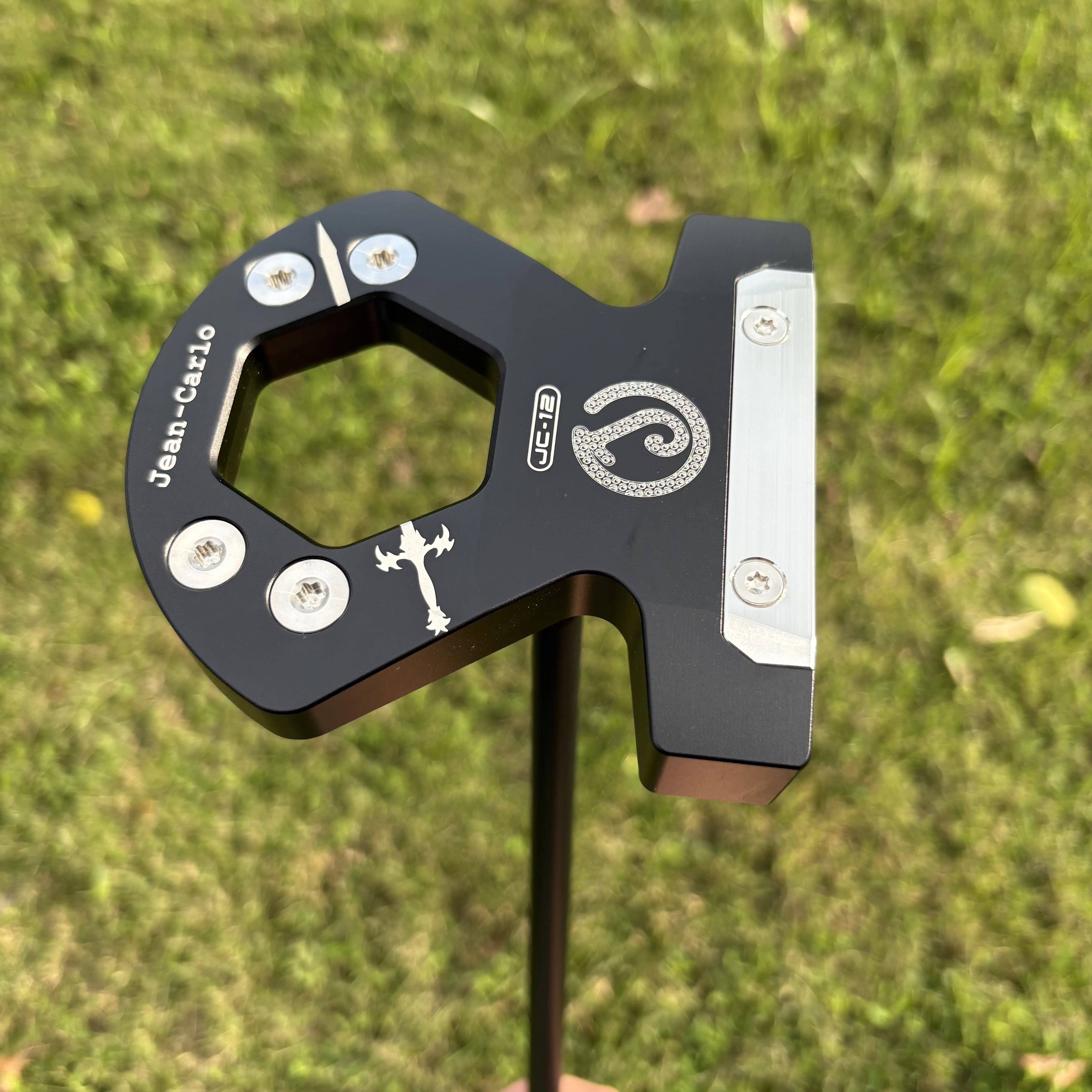 Jean Carlo Zero Torque Putter, High MOI Mallet, CNC Milled Aluminum Head, Toe Up Balance Stability for Square Impact