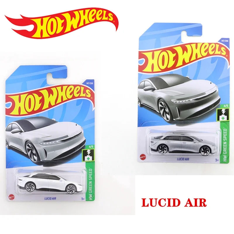 

2023-97 2022-147 Hot Wheels LUCID AIR Mini Alloy Coupe 1/64 Metal Diecast Model Car Kids Toys Gift