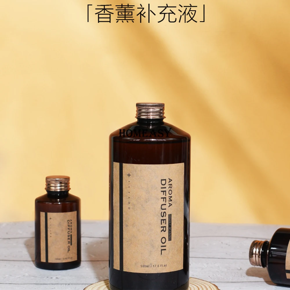 Hot Sale 1000ml Large Capacity Hotel Scent Reed Diffuser Refill Oil Long Lasting Aroma Supplement Liquid For Scent Machine