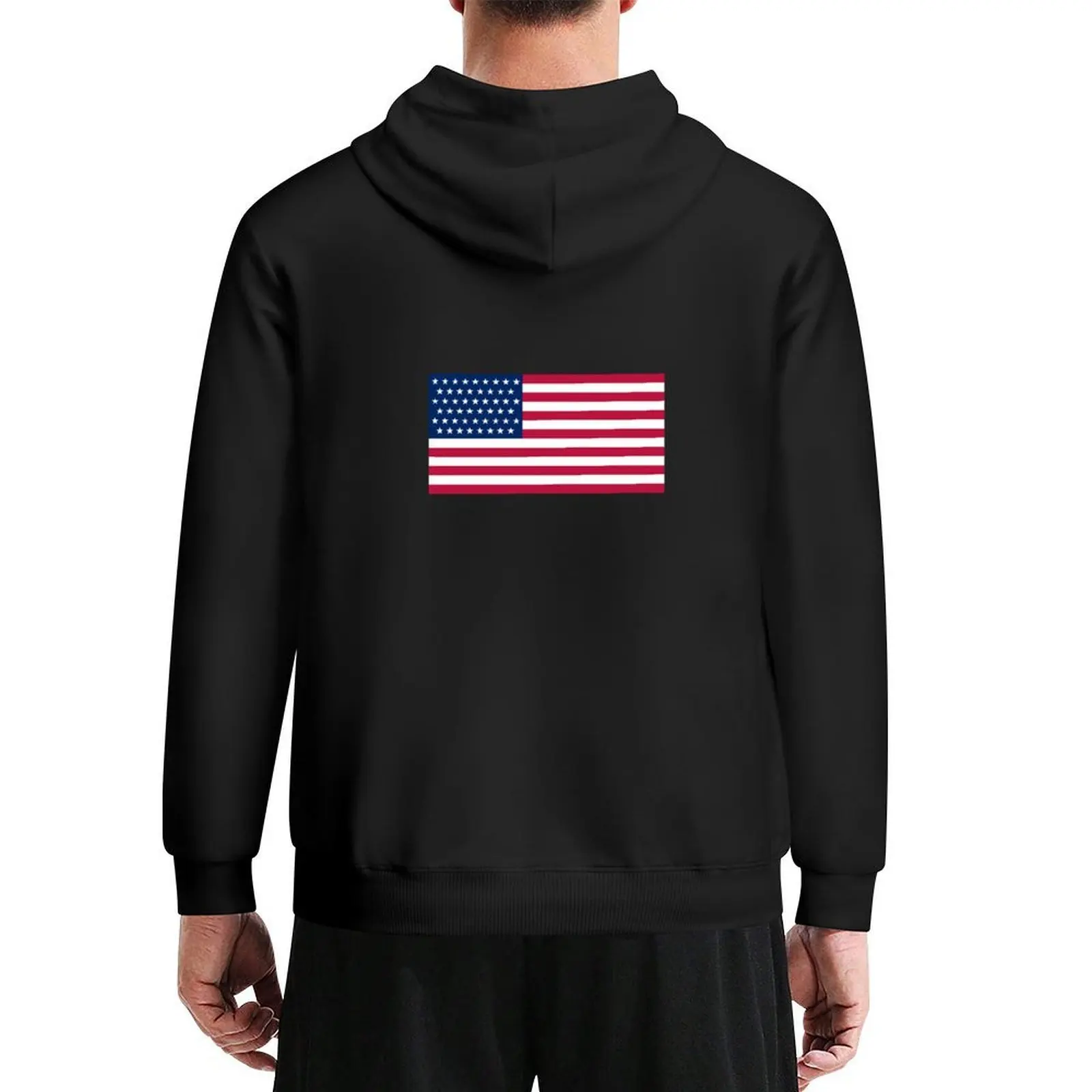 

American Flag With 51 Stars Hoodie mens clothing korean style clothes anime clothes japanese style men's hoodie sweatshirt