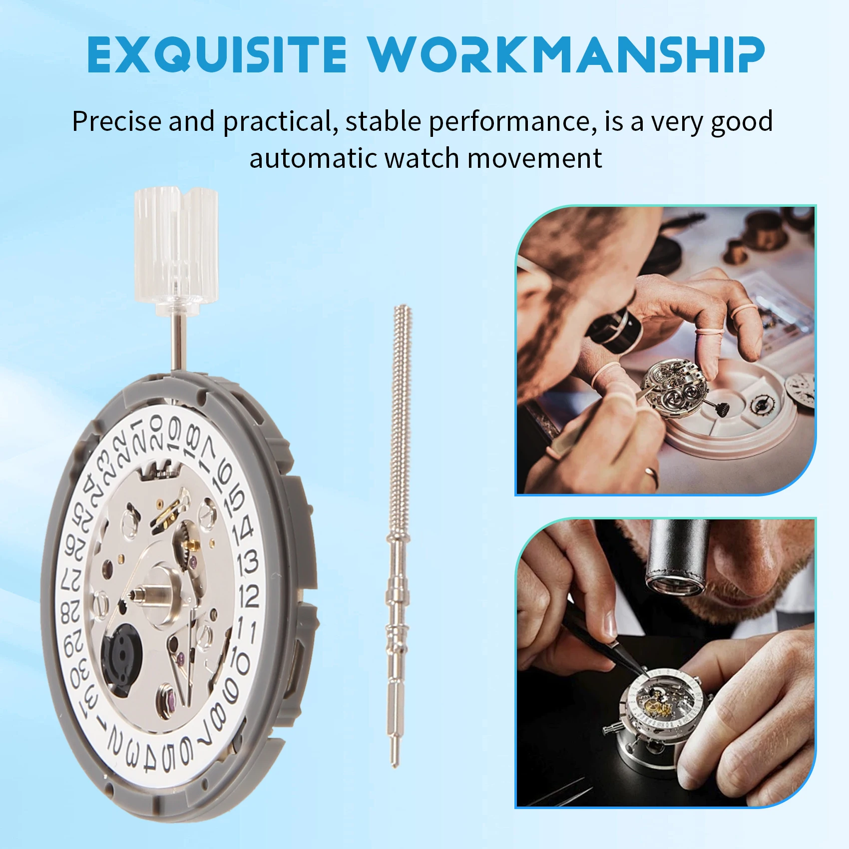 

NH35 NH35A Механизм Высокоточный механический механизм часов Дата на 3 колеса даты 24 камня Автоматический автоподзавод