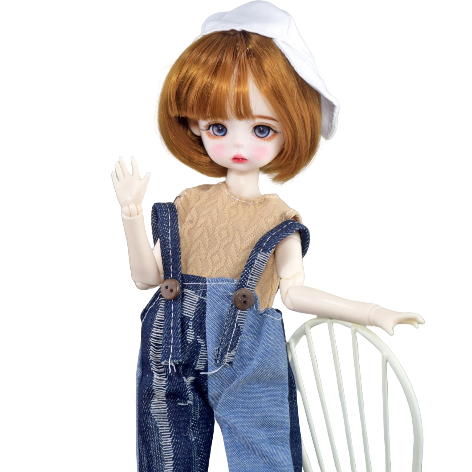 

YUTOTUE Fashion Cute 30cm BJD Doll 1/6 Ball Jointed Female Childrens Xmas Gift Assembled