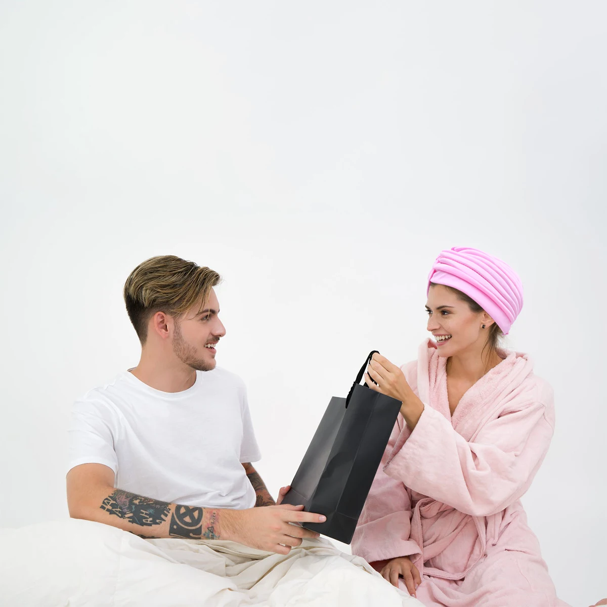 

5 Pcs Chemotherapy Hat Cross Turban Cap Elastic Headgear Solid Color Headscarf Twisted
