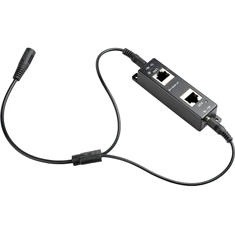 A53M-For PTZ Cameras Access Points Compatible High Power Poe Injector Single Port 1000Mbps 12-56V DC 4 Pairs 90W Support Passive