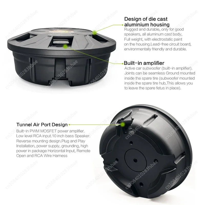 Home Professional Wheel Spare Tire Subwoofer, Sunset Sound Subwoofer, Car and 10 Inch Subwoofer