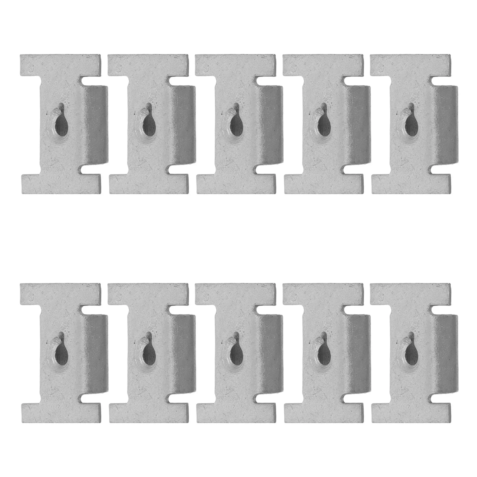 30Pcs Steel U Type Clips Automotive Mudguard Retainer Clips Splash Shield Quick Release Car Bumper Fastener Kit
