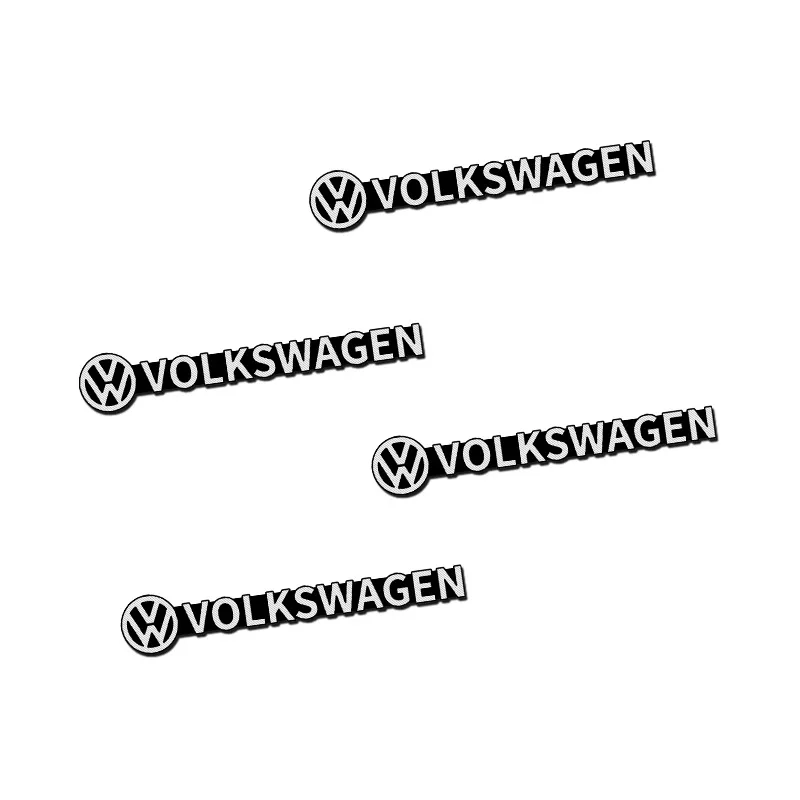 ثلاثية الأبعاد سيارة الصوت مكبر صوت ستيريو شارة ملصق مائي اكسسوارات ل Volkswagen VW جولف بولو العلبة تيجوان باسات جيتا طوارق شاران #5