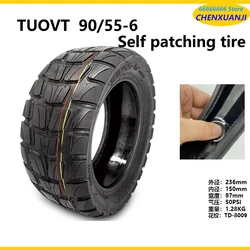 New Models 90/55-6 Self Patching Tire  Tubeless Tyre Thickened Off-road Vacuum Tire for Electric Scooter Accessories