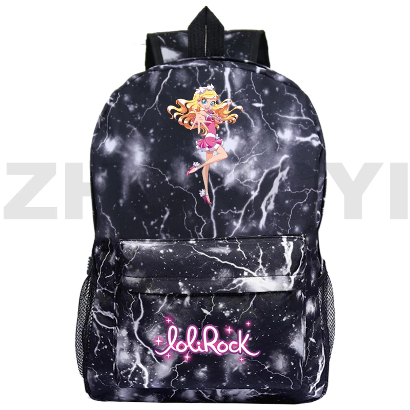 Fashion Lolirock Backpack Teenager Anime Rucksack Knapsack Schoolbags Cartoon LoliRockstar Book Bags Harajuku Travel Back Pack