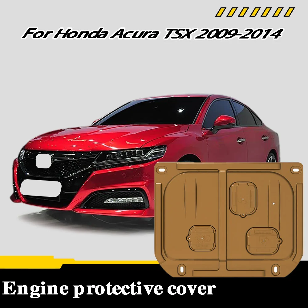 Car Accessories Under Engine Guard Mudguard Board Splash Shield Mud Fender Plate Panel For Honda ‌Acura TSX‌ 2009-2014 2.0L