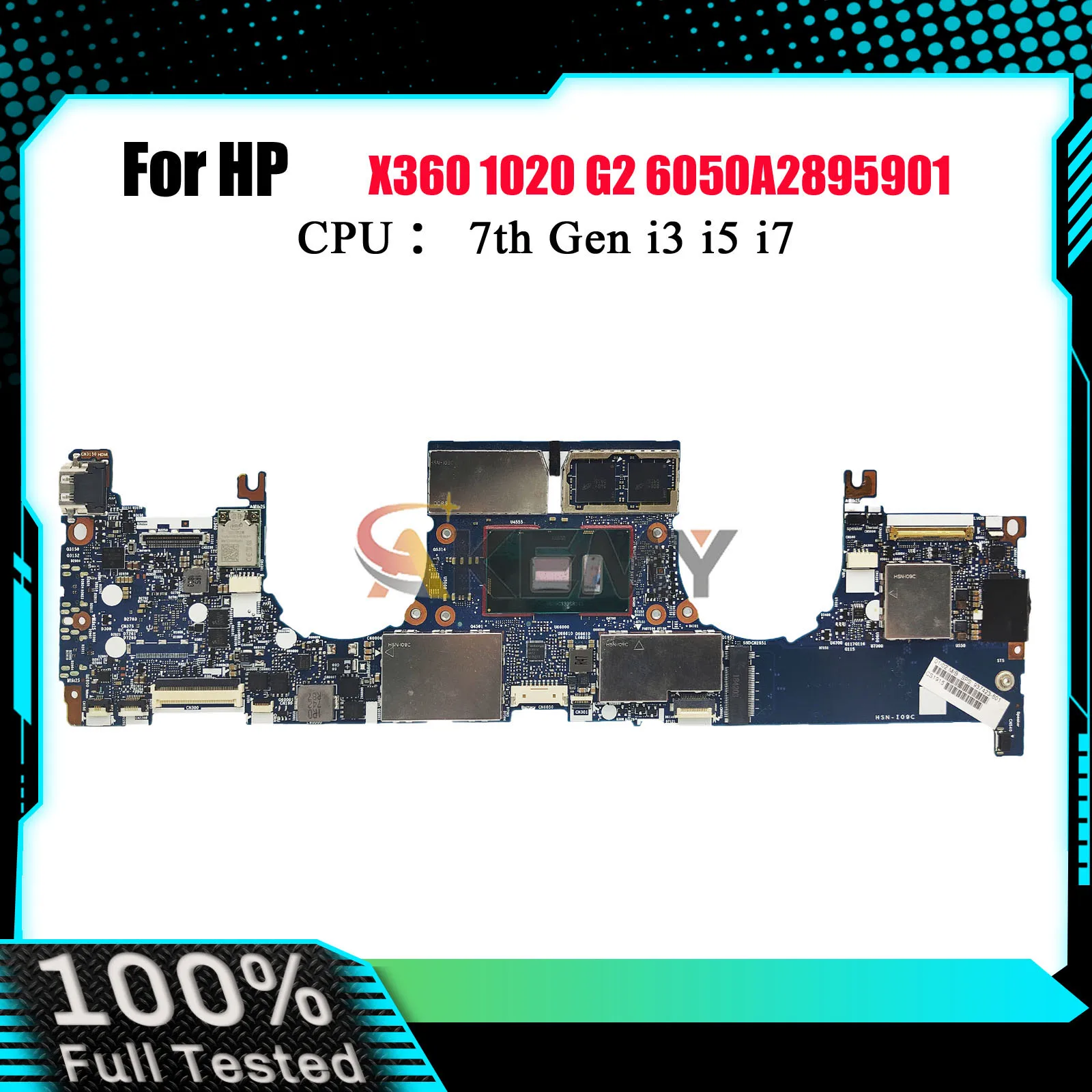 

6050A2895901 For HP EliteBook X360 1020 G2 Laptop Motherboard With i5 i7 CPU 8G/16G RAM 937428-601 937427-601 100% Fully Tested