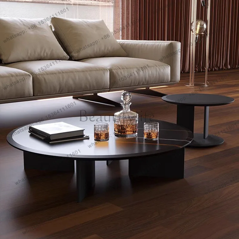 

Уникальный стильный круглый журнальный столик в стиле гламур-минимализм, нейтральный, для гостиной, современная мебель для дома и салона