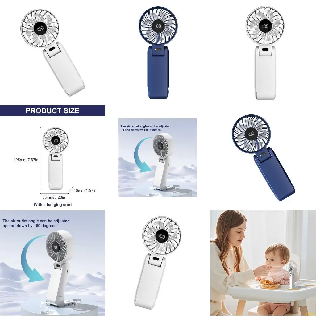 

A0NC Удобная маленькая стола вентиляторов вентилятор вентилятор ABS подходит для использования в кемпинге