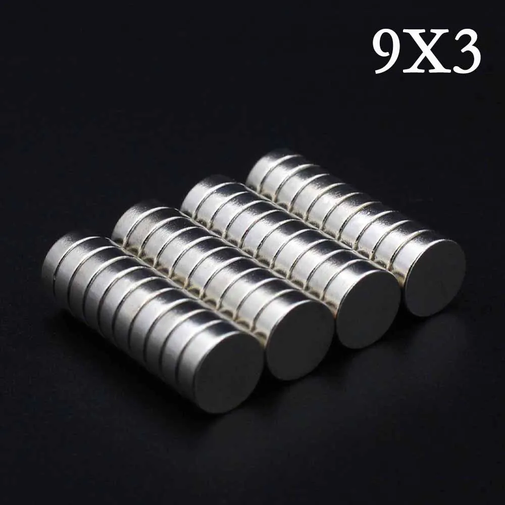 

10/15/20/25/30Pcs 9x3 Neodymium Magnet 9mm x 3mm N35 NdFeB Round Super Powerful Strong Permanent Magnetic imanes 9*3