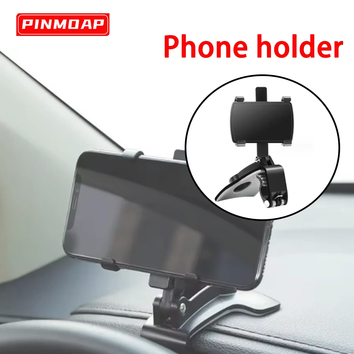 1PC Adjustable Car Phone Holder Multifunctional And Environmentally Friendly Car Dashboard Vent Holder Suitable All Smartphones