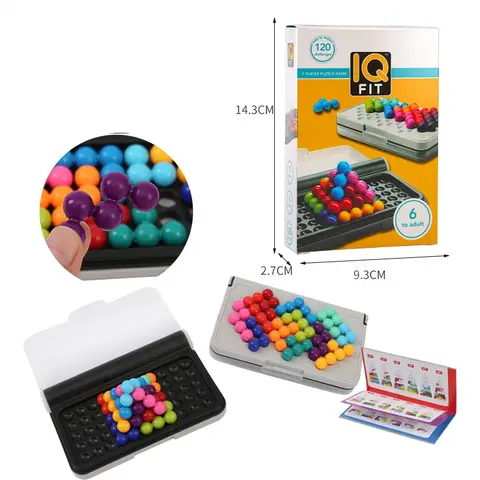 Desktop IQ Smart Magic Bead Battle Desktop Pusselspel Barnutmaningsleksak Hjärnbrinnande Tänkande Gör-det-själv-leksak Rymdbrädspel 10 best sales smartspel - №6
