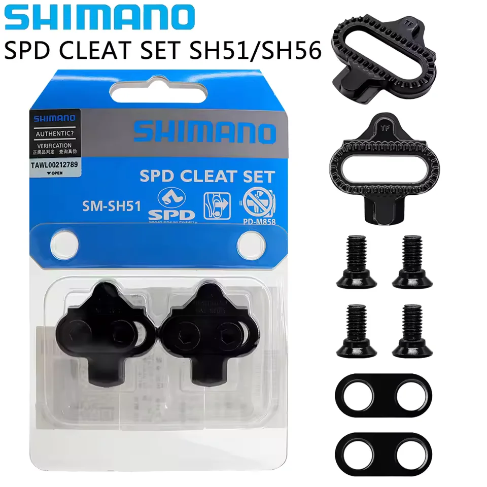 

Shimano SPD SM SH56 SH51 Stollen MTB Bike Release Multi-Release Pedal Stollen Pedal Self Locking Belt Anti Bicycle Pedal Clip