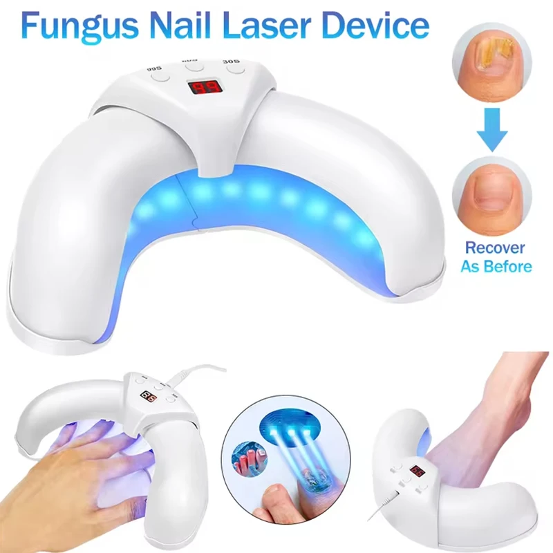 KTS Fungal Nail Laser Device Repair Fast Nails Fungus Onychomycosis Repair Toenail Fingernail Removes Nail Fungus Foot Care