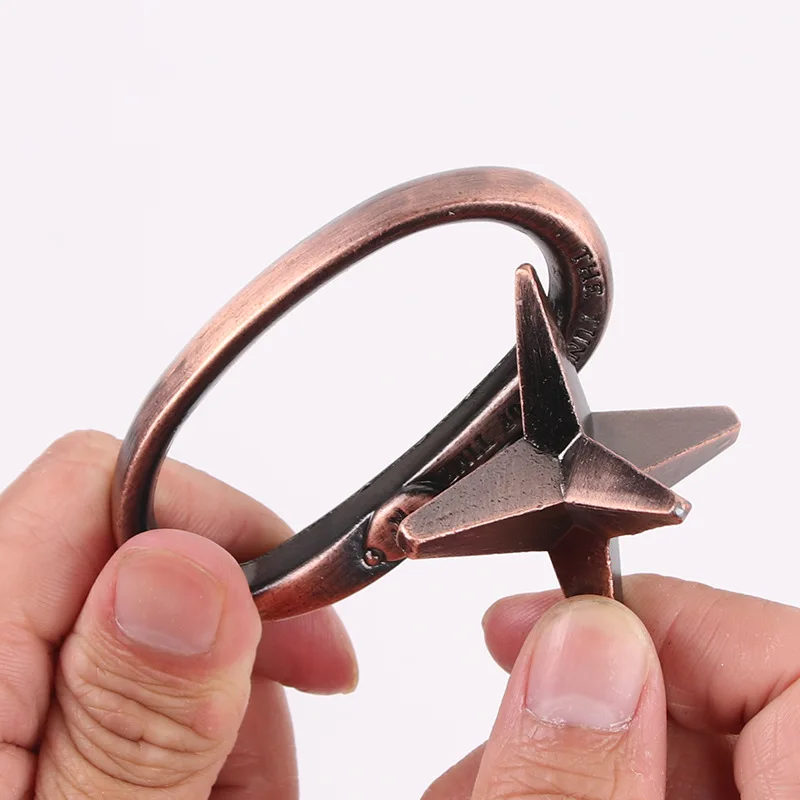 Snake Escape Metal Puzzle Brain Teaser Fidget Toys For Anxiety IQ Games Kids Adults Quebra Cabeça Juegos De Ingenio Y Logica